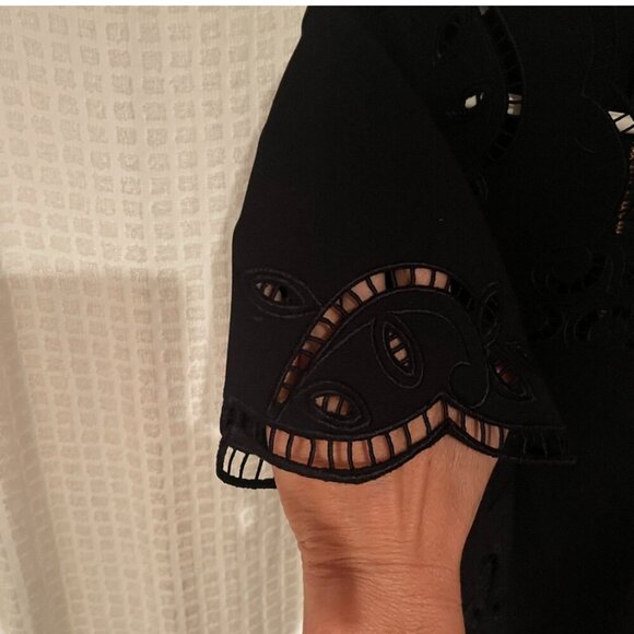 Ted Baker Saloane Embroidered Skater Dress US Size 4 - Picture 5 of 12